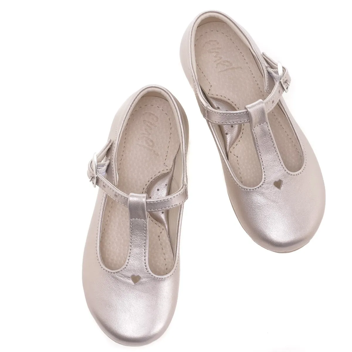 (2057G-4) Emel t-bar ballerina Metallic