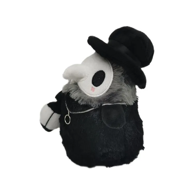 20cm Cartoon Animal Plague Doctor Stuffed Plush Toy Halloween Decoration Beak Doctor Party Prom Props Luminous Horrible Granny