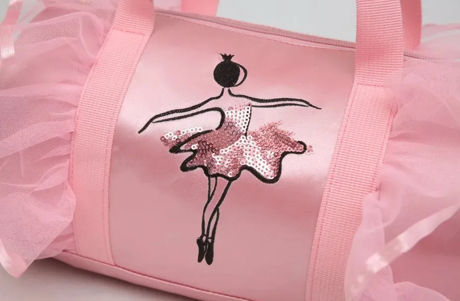 Ashore Shop New Ballet Dance Bag Small for Kids or Adult Pink Sports Dance