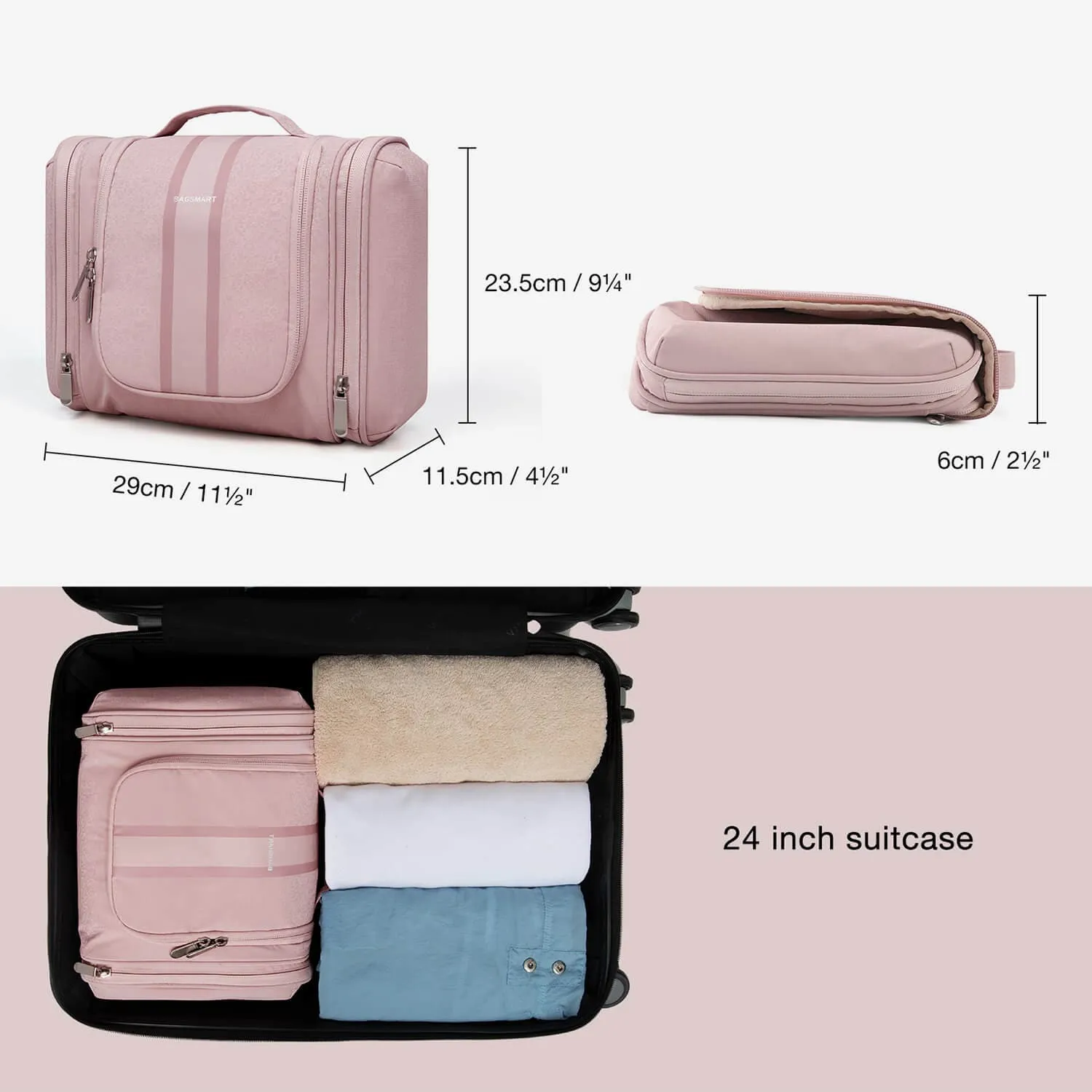 Atlas Travel Hanging Toiletry Bag