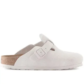 Birkenstock Boston Suede Antique White