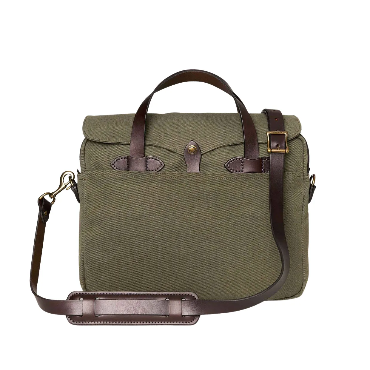 Borsa Filson Rugged Twill Original Briefcase Verde