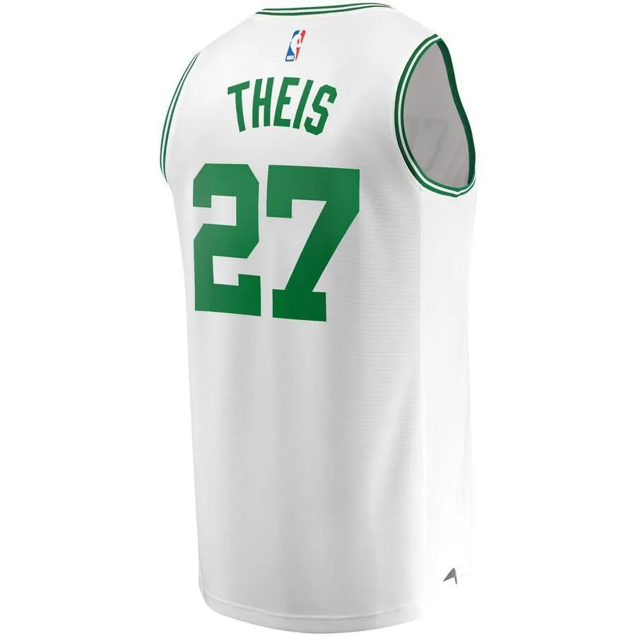 Boston Celtics Daniel Theis Fanatics Branded Replica Fast Break Player Association Jersey Mens - White | Ireland B7184B3