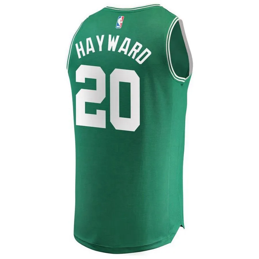 Boston Celtics Gordon Hayward Fanatics Branded Replica Fast Break Icon Jersey Mens - Green | Ireland X5652C0