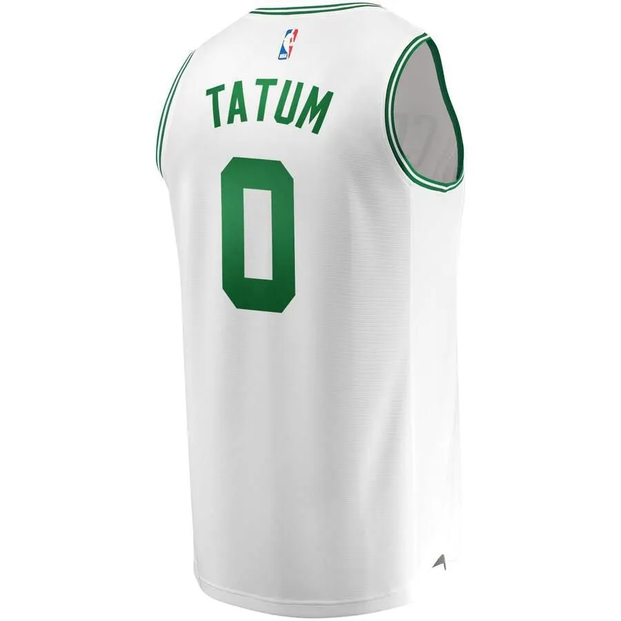 Boston Celtics Jayson Tatum Fanatics Branded Replica Away Fast Break Association Jersey Mens - White | Ireland Q0208E5