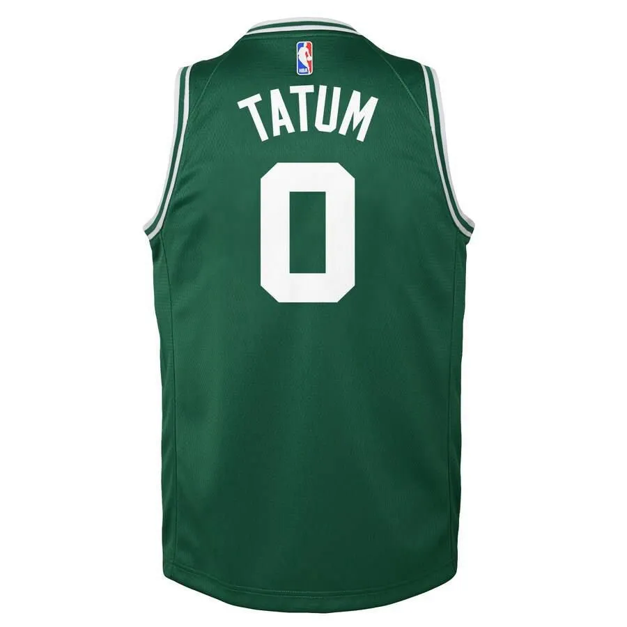 Boston Celtics Jayson Tatum Nike Swingman Icon Jersey Kids - Green | Ireland A6463W8