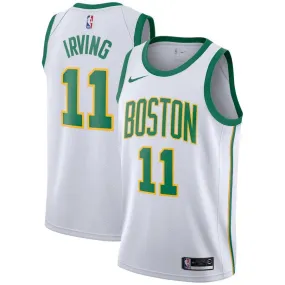 Boston Celtics Kyrie Irving Nike Swingman City Jersey Mens - White | Ireland T8974Q0