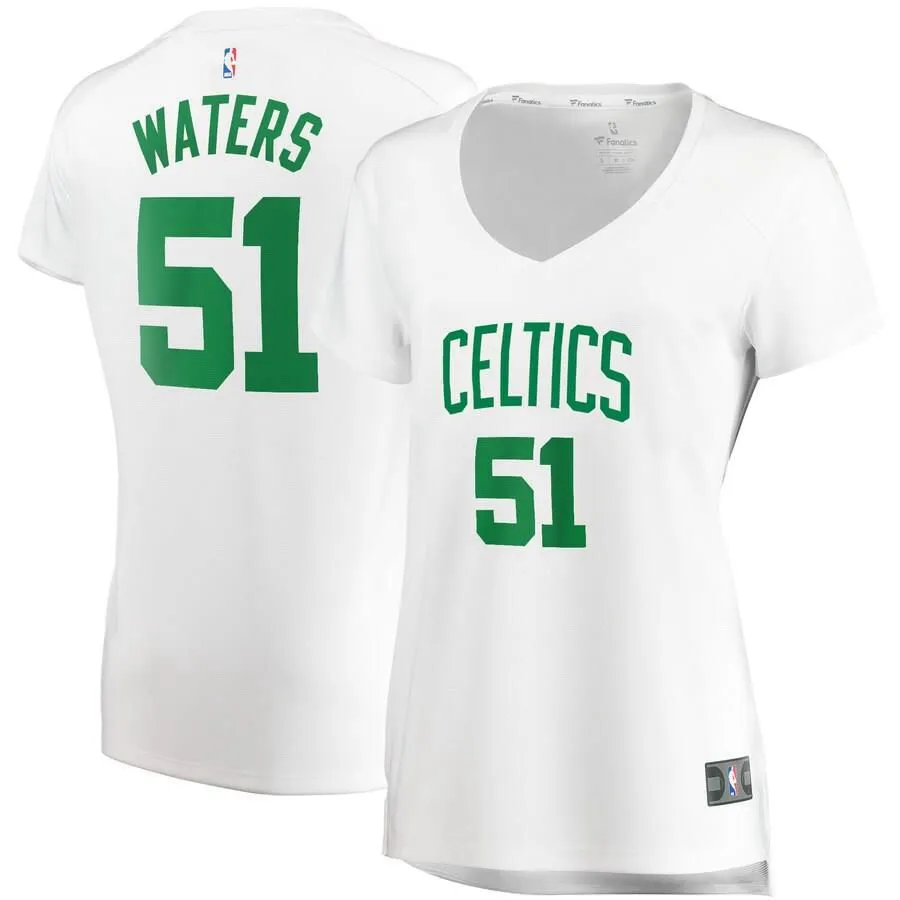 Boston Celtics Tremont Waters Fanatics Branded Replica Fast Break Player Association Jersey Womens - White | Ireland A5103Q0