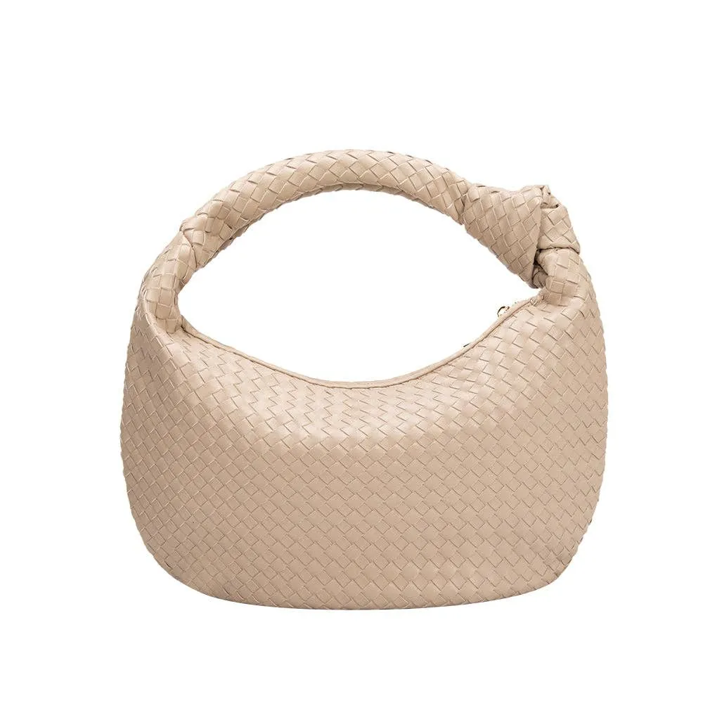 Brigitte Bone Large Recycled Vegan Shoulder Bag