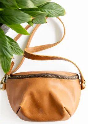 Brown Leather Crossbody Bag