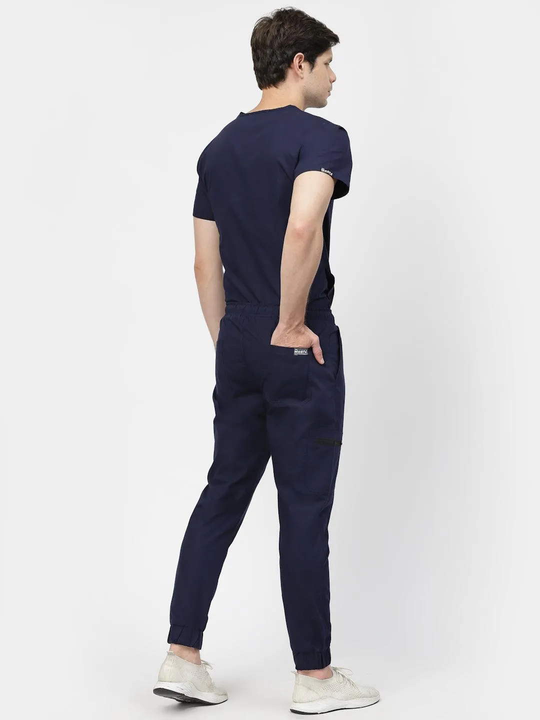 Classic Jogger Pant Scrub - (Navy Blue) (Men's)