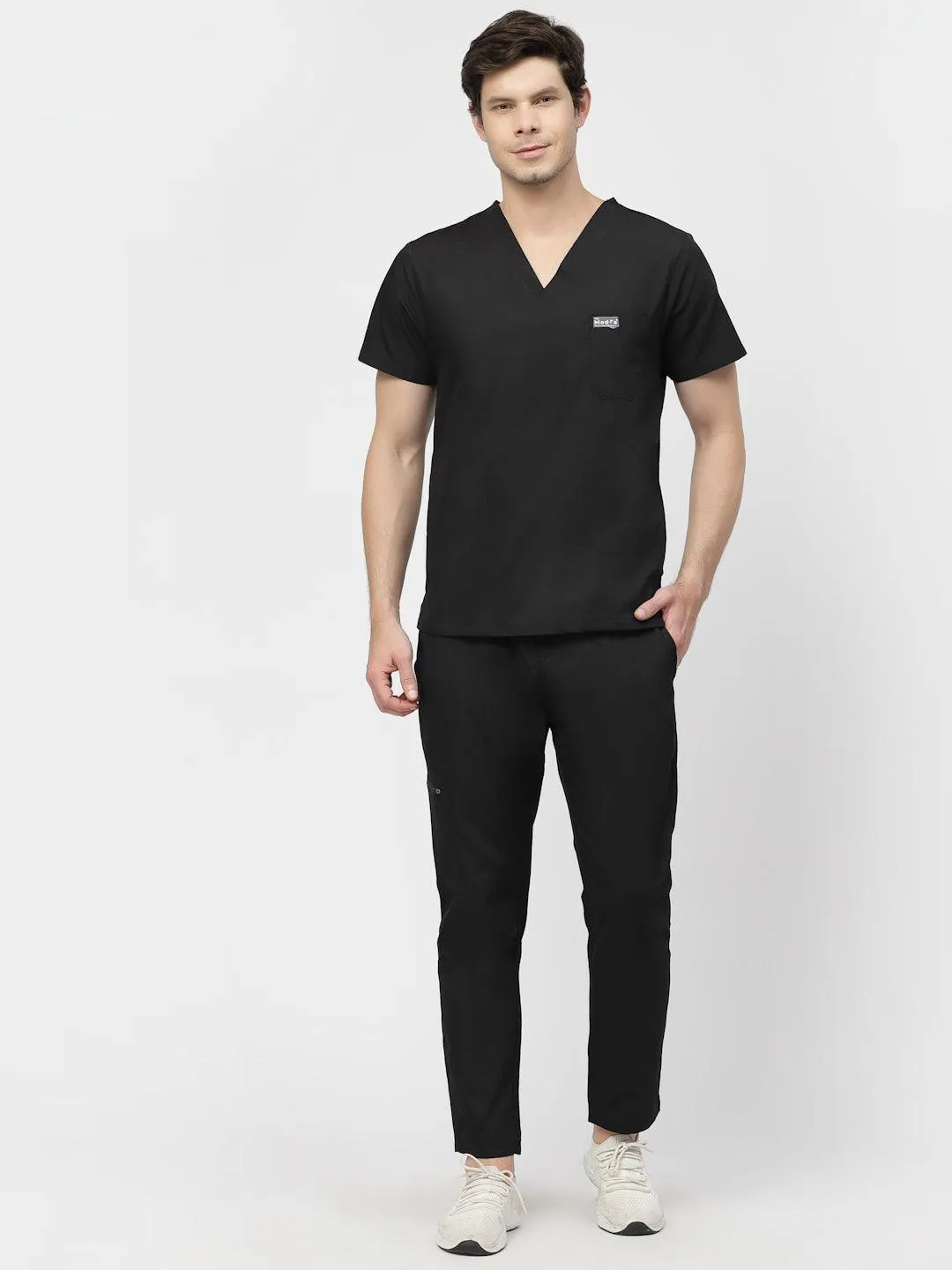 Classic Straight Pant Scrub - (Black) (Men's)