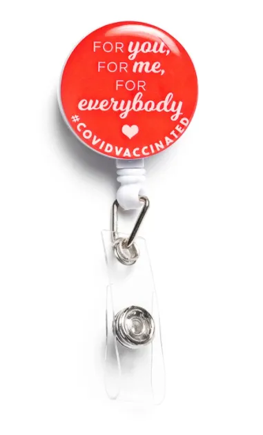 Covid Vaccine Badge Reel