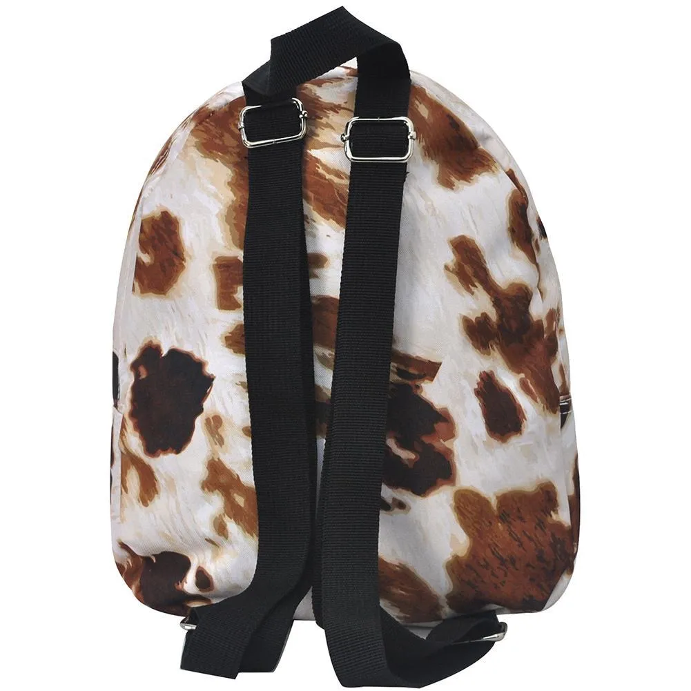 Cow Print NGIL Canvas Mini Backpack