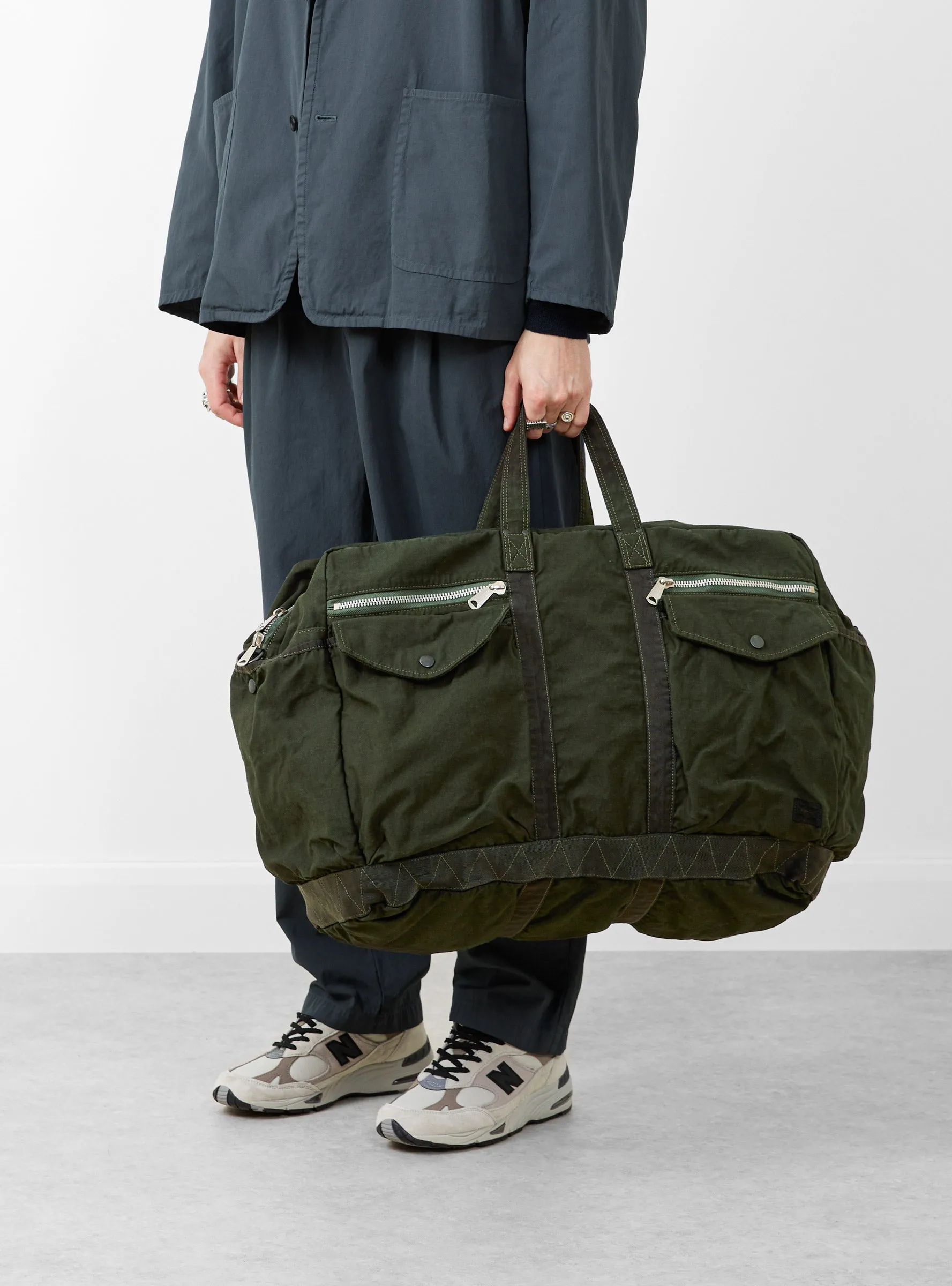 Crag 2Way Boston Bag (L) Khaki