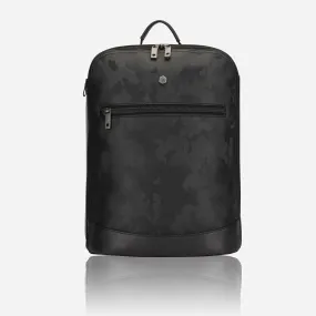 Double Compartment Backpack 41cm, Black Camo