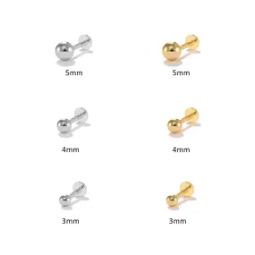 Essential Flat Back Piercing Stud (16G)