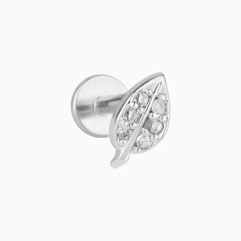 Gem Leaf Stud