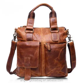 Genuine leather shoulder bag n23