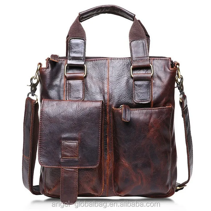 Genuine leather shoulder bag n23