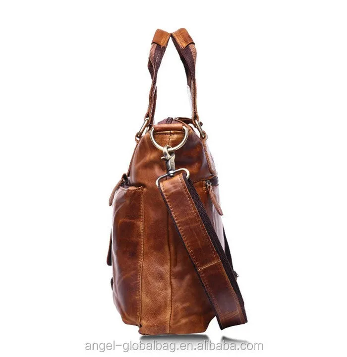 Genuine leather shoulder bag n23