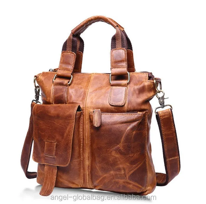 Genuine leather shoulder bag n23