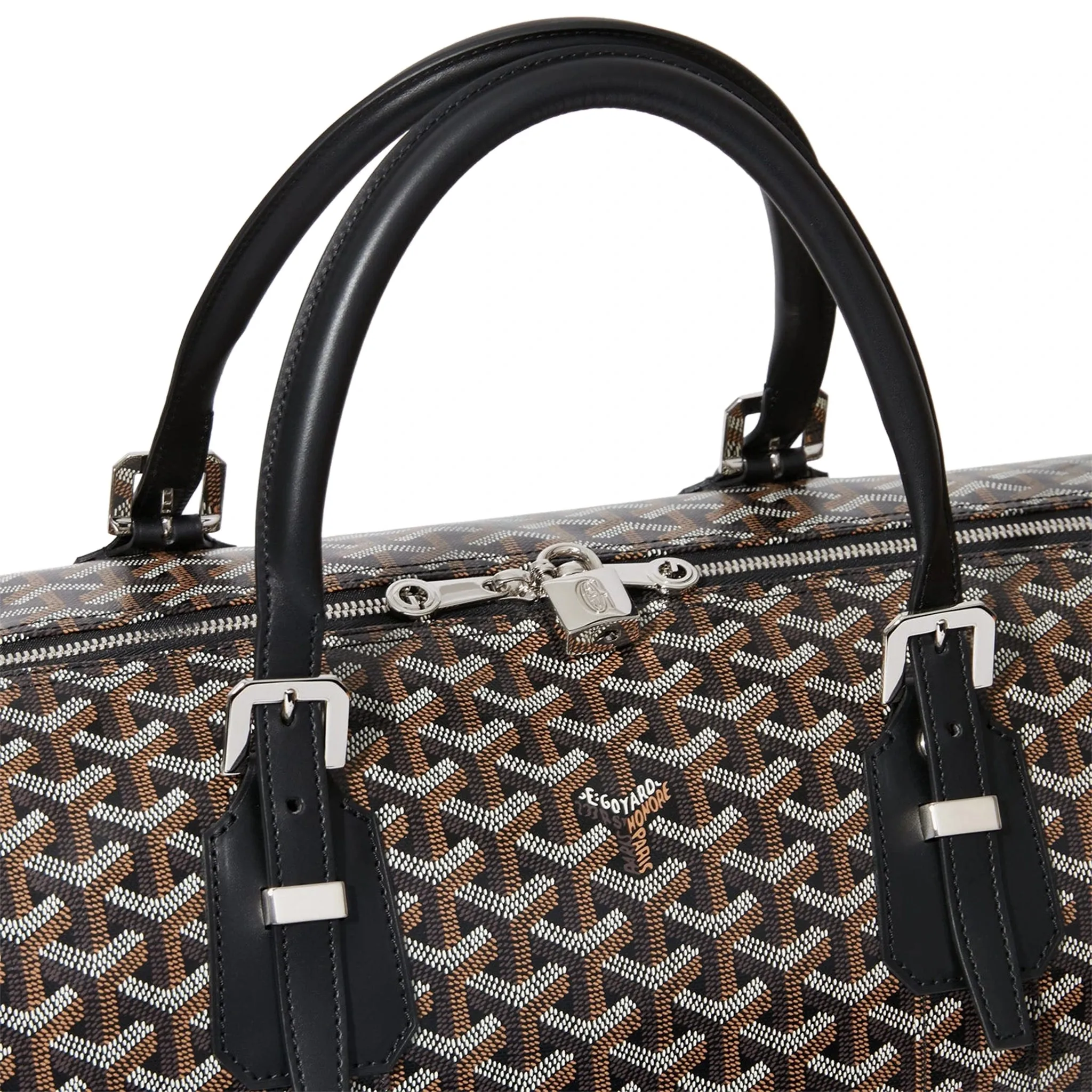 Goyard Boston 50 Black Bag