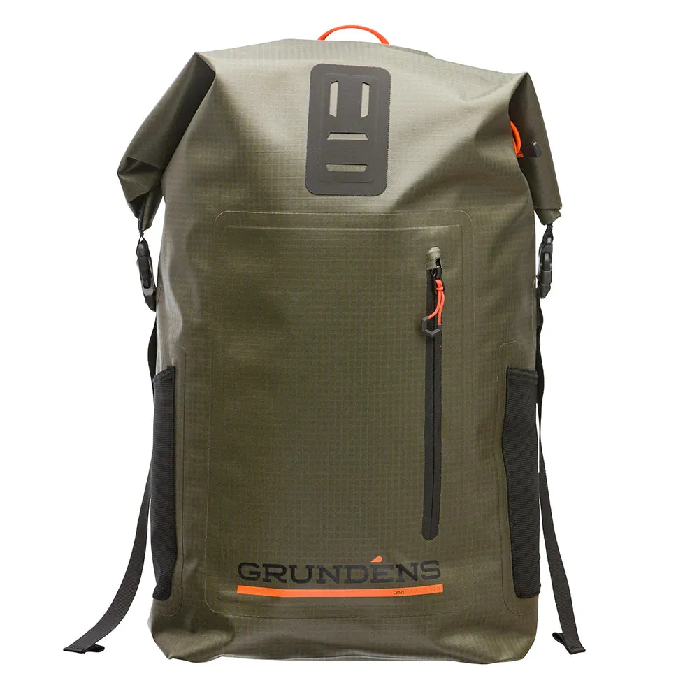 Grundens Wayward Roll Top Waterproof Backpack 38L in Anchor