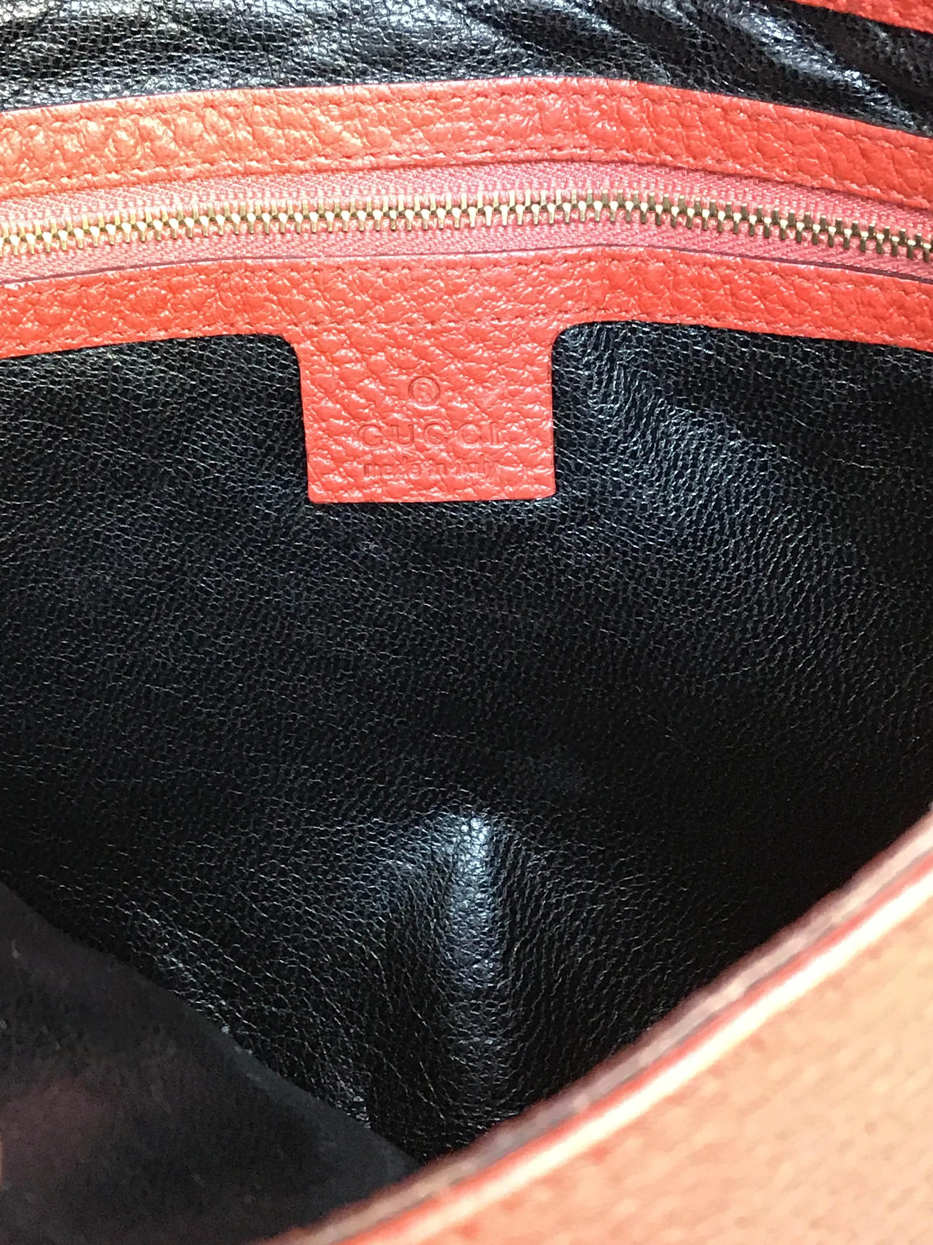 Gucci Leather Small Jackie O Hobo Bag