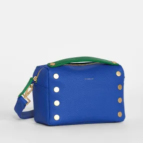 Hammitt Evan Crossbody Small Handbag in Avenue Blue Brushed Gold