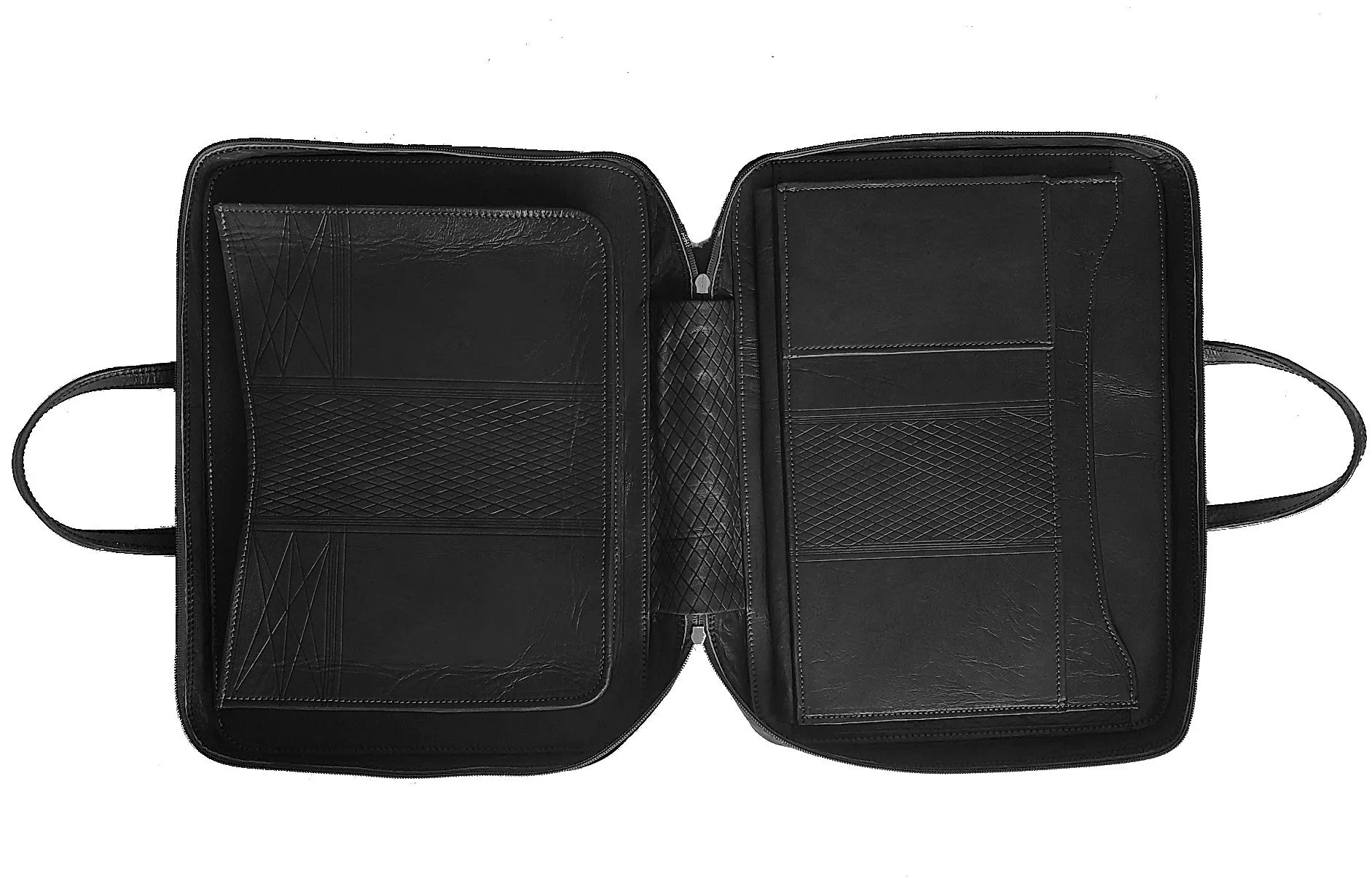 Heritage Portfolio Briefcase - Black - Zellige