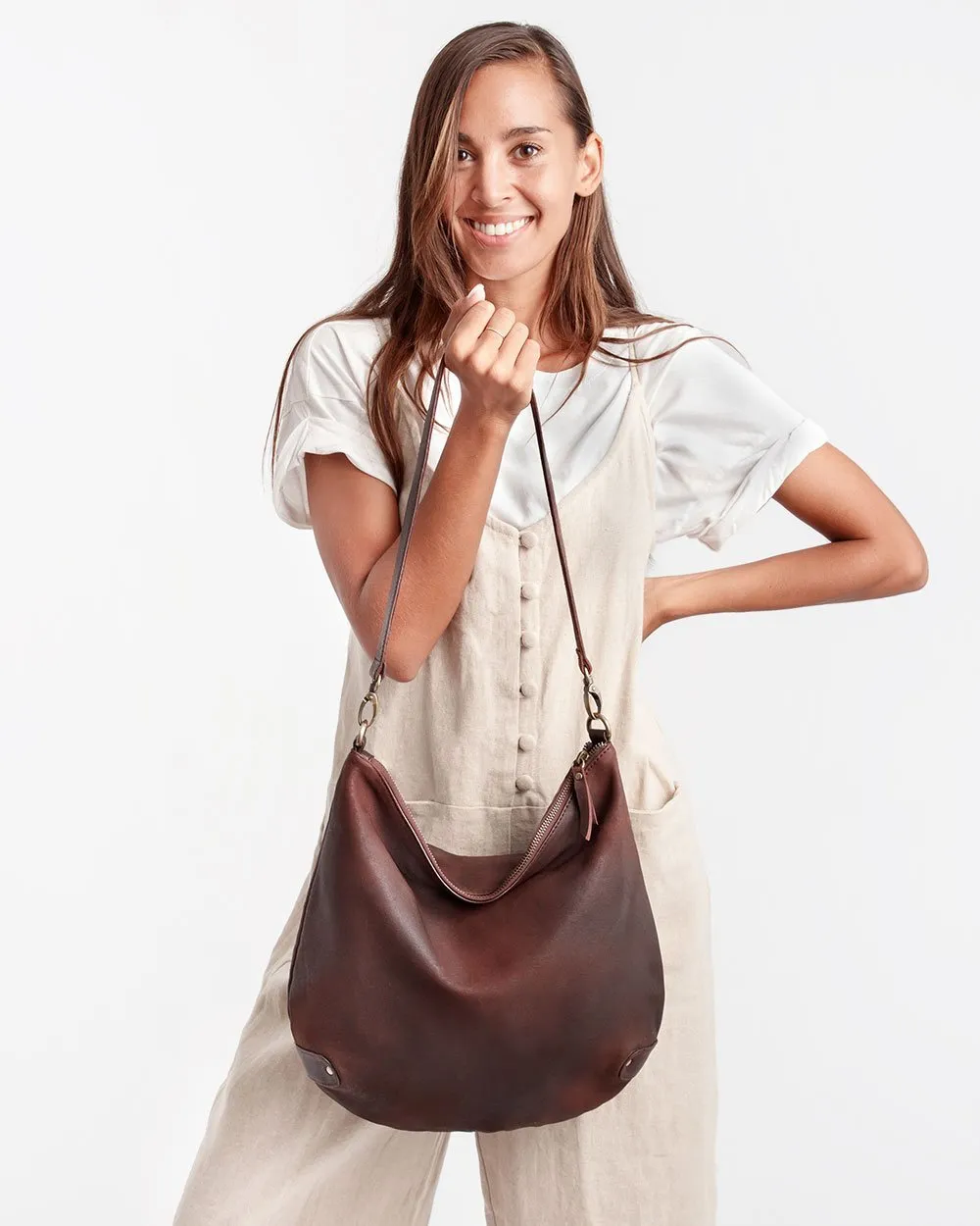 Hobo Sling Bag - Brown