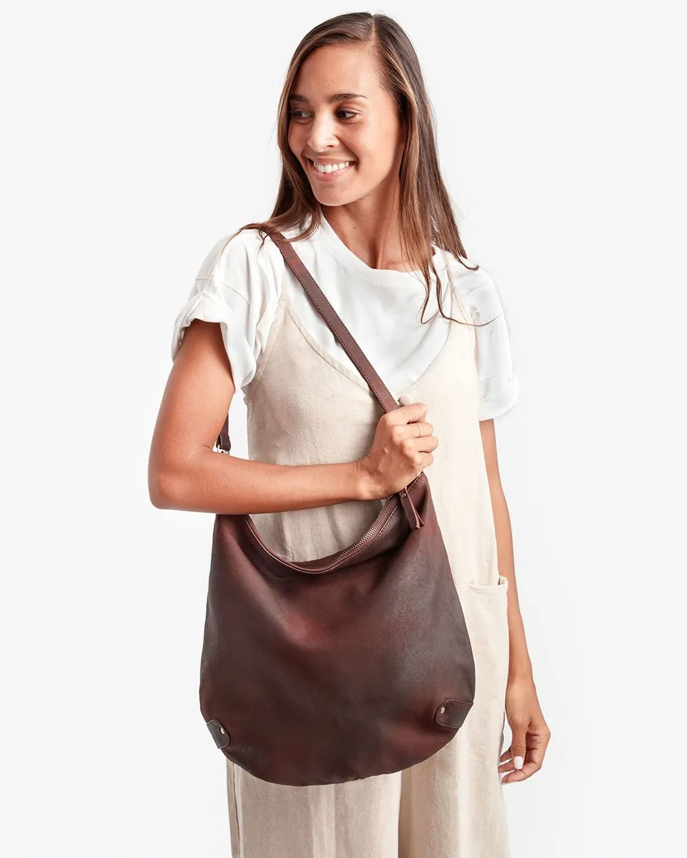 Hobo Sling Bag - Brown