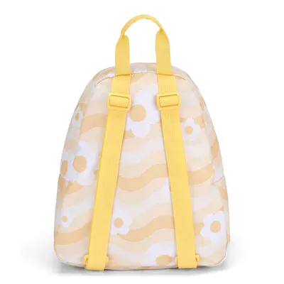 JanSport Half Pint Mini Backpack - Flower Power Yellow