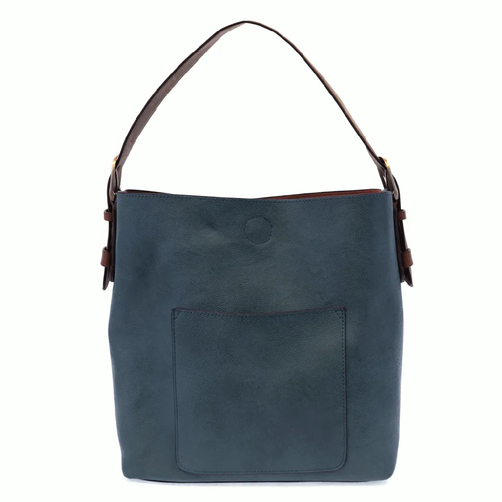 Joy Susan Classic Hobo Dark Chambray