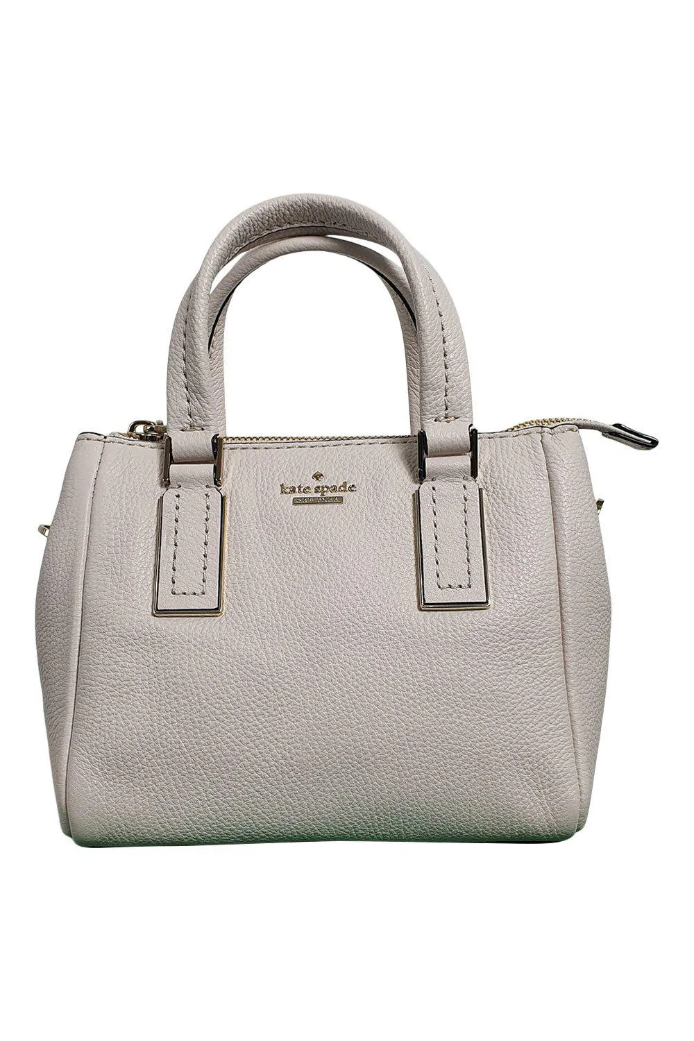 KATE SPADE Beige Kingston Drive Mini Alena Bowling Bag (XS)