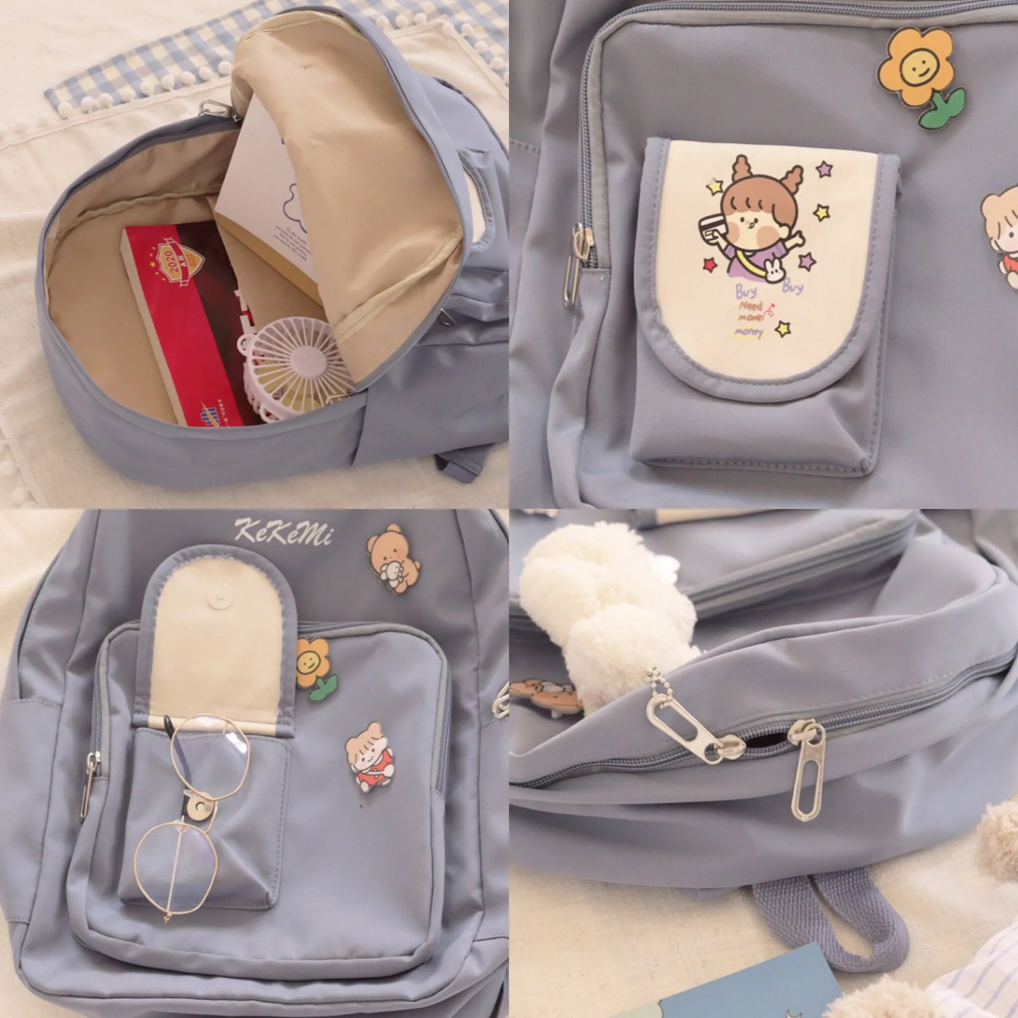 Kawaii Canvas Backpack AD11768