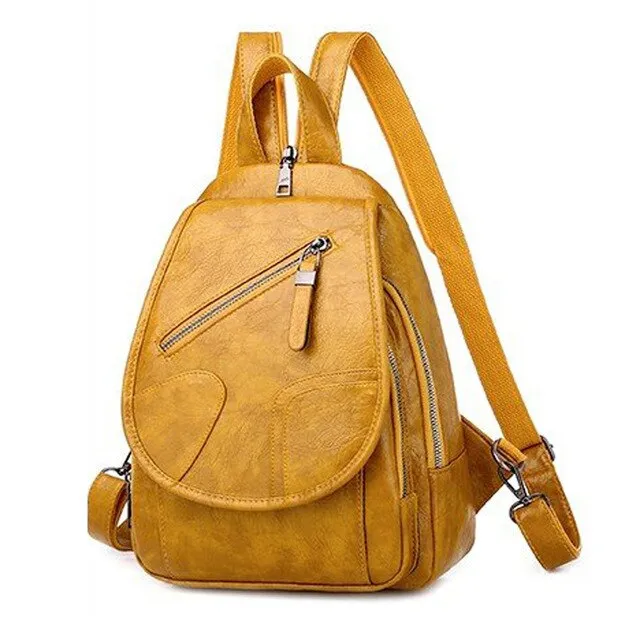 Large Capacity Luxury Multifunction PU Leather Crossbody Bag and School Bag