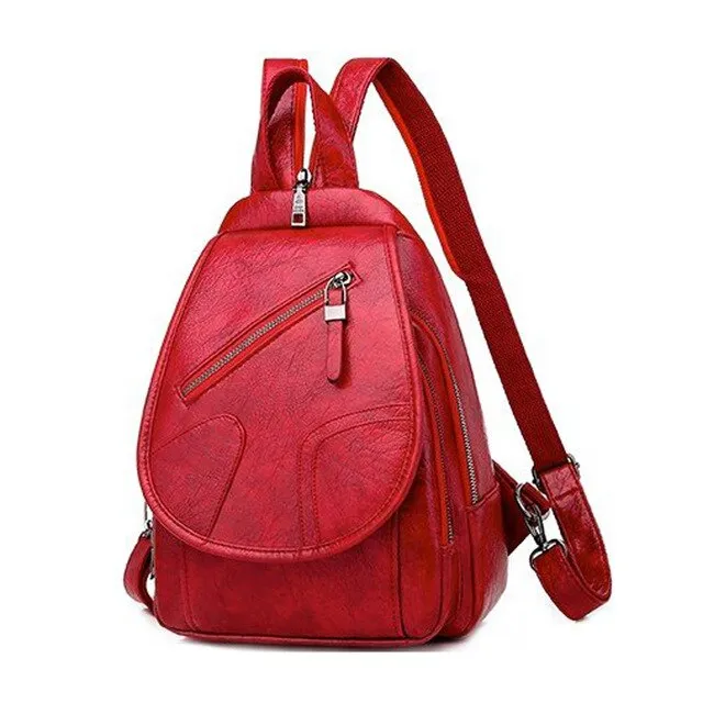 Large Capacity Luxury Multifunction PU Leather Crossbody Bag and School Bag