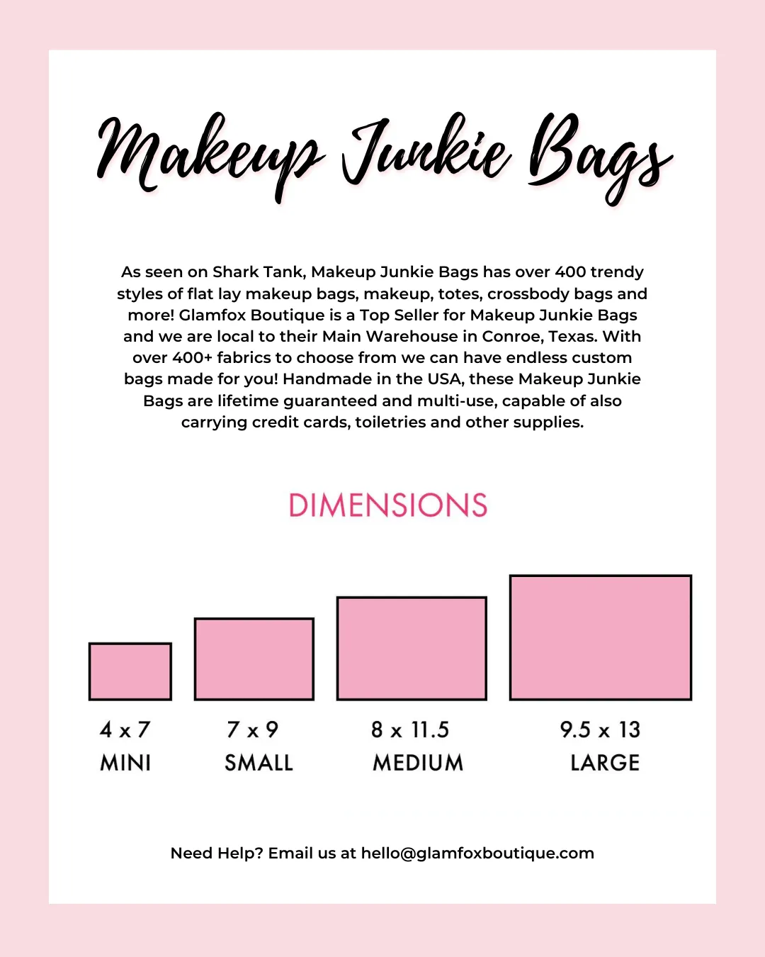 Makeup Junkie Bags - Teal Bloom Flat Lay [Ready to Ship]