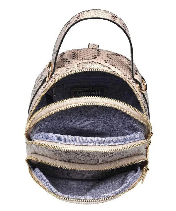 Mini Snake Print Back Pack