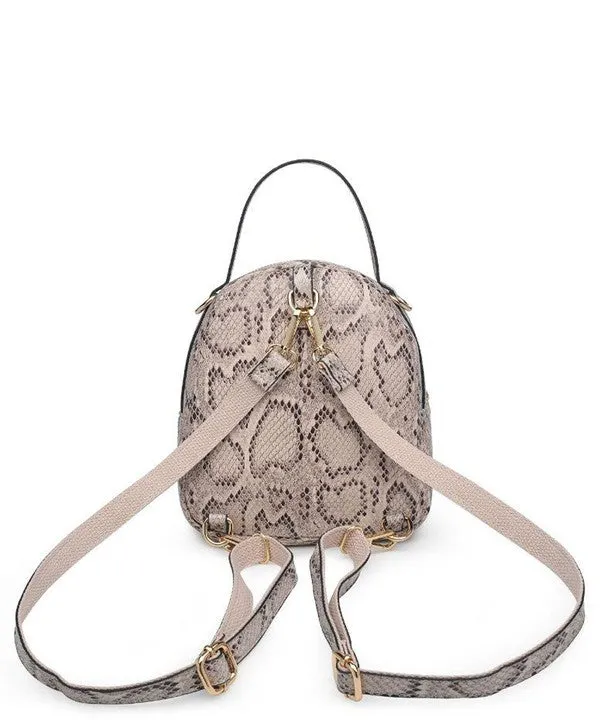 Mini Snake Print Back Pack