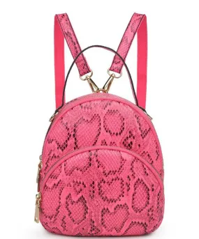 Mini Snake Print Back Pack