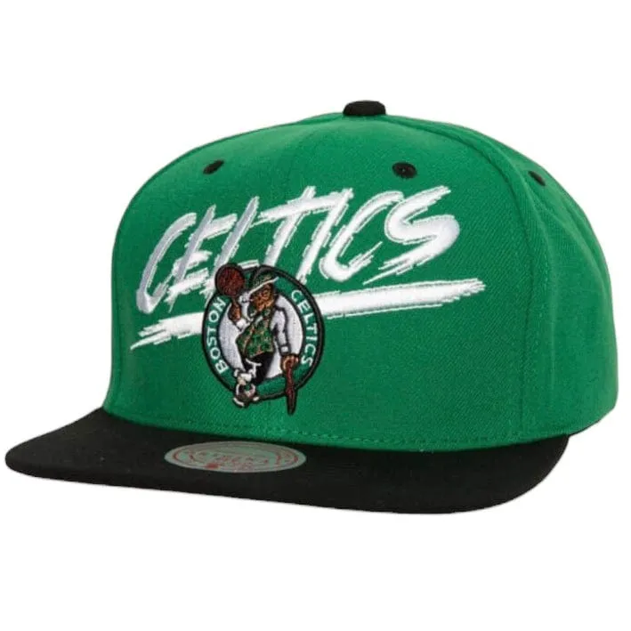 Mitchell & Ness Nba Boston Celtics Transcript Snapback (Green/Black)