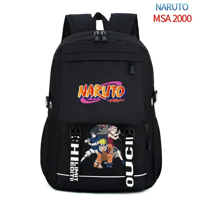 Mochila Naruto Backpack Book Bag Large Capacity