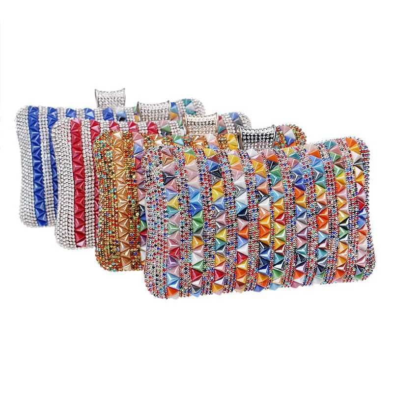 New Diamond-Studded Evening Bags Ladies High End Banquet Clutches Ladies Dress Evening Bags