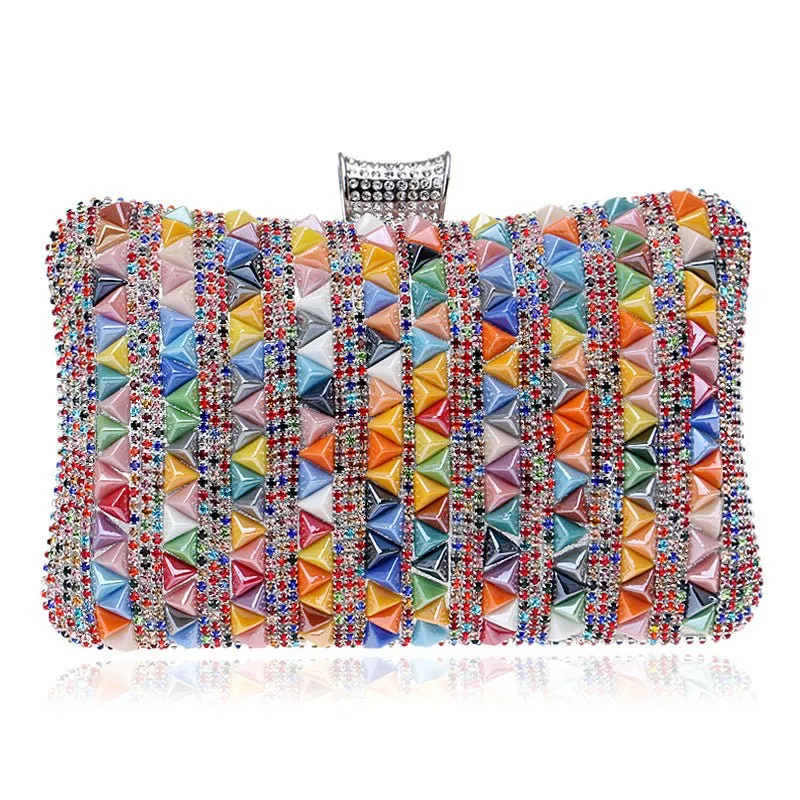 New Diamond-Studded Evening Bags Ladies High End Banquet Clutches Ladies Dress Evening Bags