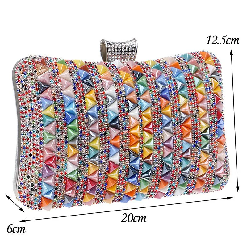 New Diamond-Studded Evening Bags Ladies High End Banquet Clutches Ladies Dress Evening Bags