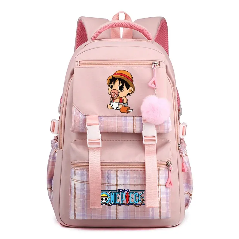 One Piece Anime School Bag