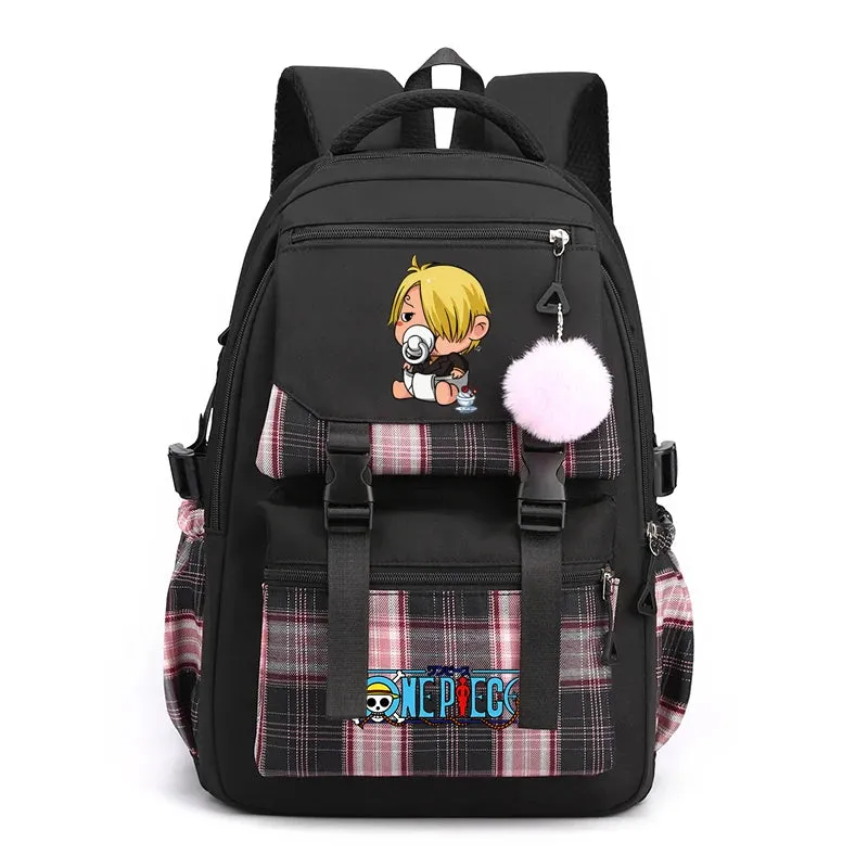 One Piece Anime School Bag